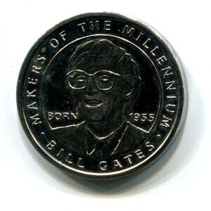2000 Bill Gates Makers of the Millenium Commemorative Token (b649)